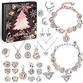 2025 Advent Calendar Christmas for Women, Jewelry Advent Calendar,Fashion Bracelet Necklace Ring Earrings, 24 Days Countdown Holiday, Christmas Surprise for Wife