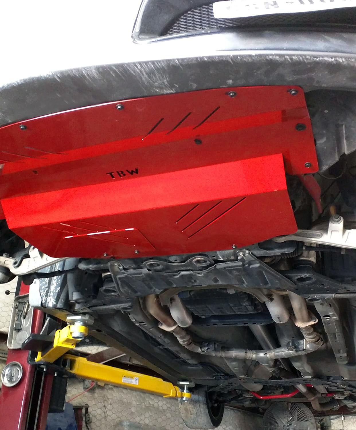 JMTAAT Aluminum Engine Under Tray Splash Shield Guard Skid Plate for