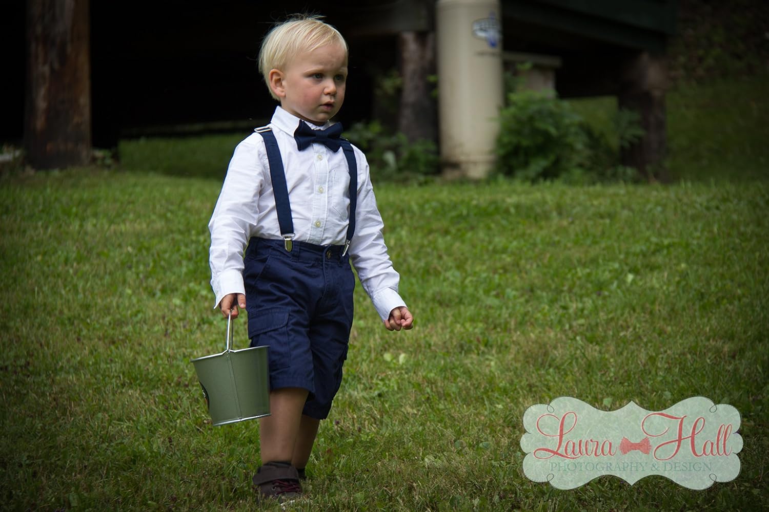 bow tie and suspenders set for toddlers