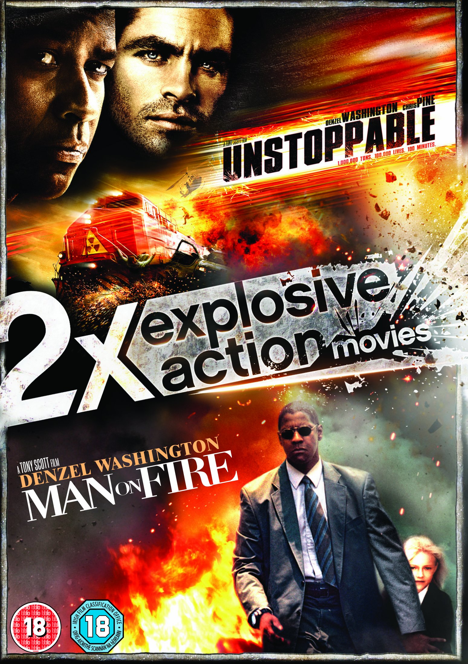 Unstoppable/ Man on Fire Double Pack [DVD] [2004]
