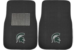FANMATS NCAA Unisex-Adult 2-Piece Embroidered Team Logo Car Mat Set