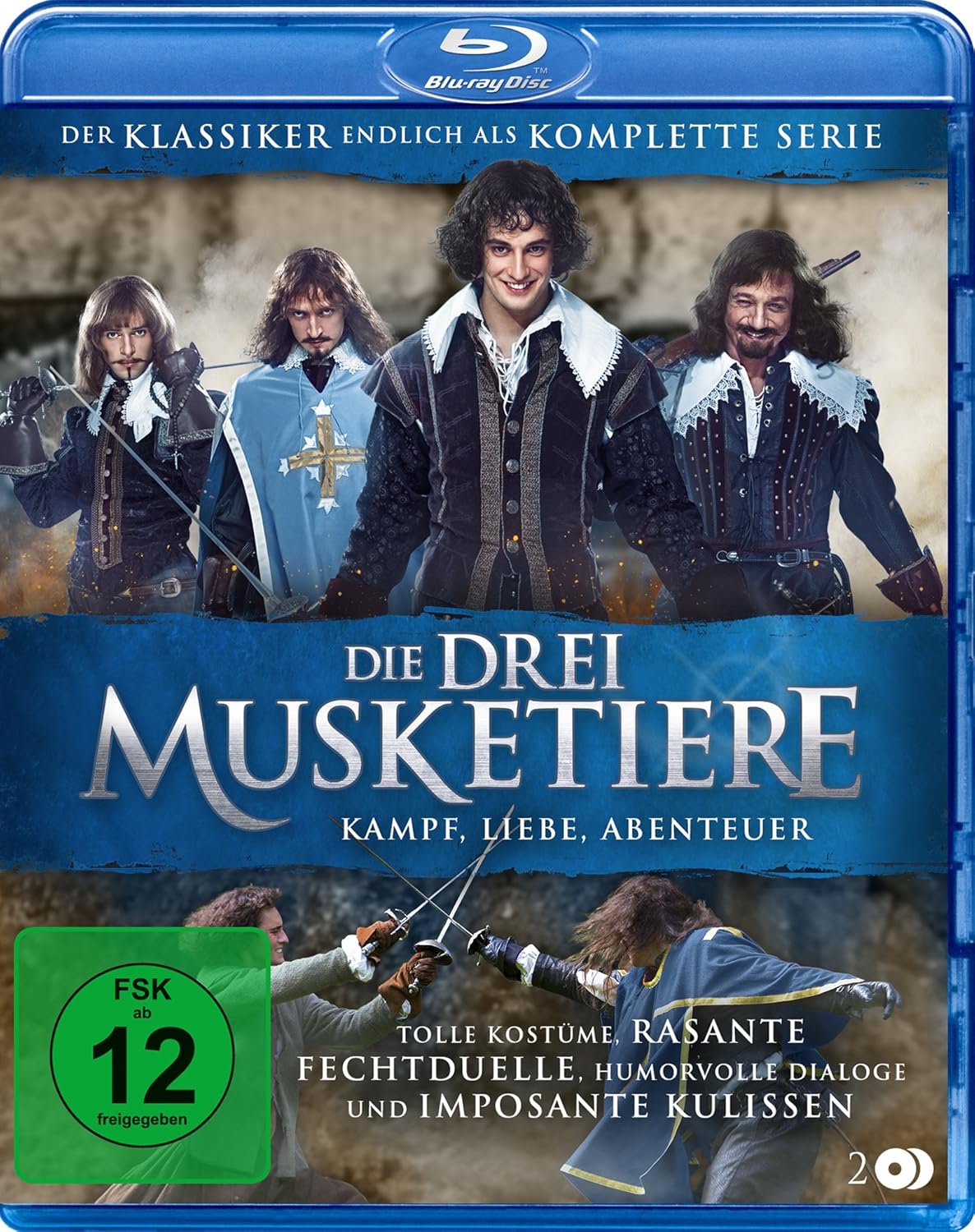 Die Drei Musketiere 2011 Online Stream German Die drei Musketiere - Kampf, Liebe, Abenteuer - Die komplette Serie Blu