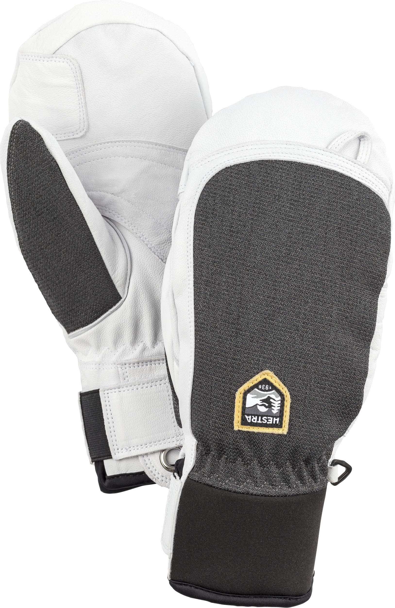 HestraArmy Leather Patrol Mitten - Warm, Versatile Mitt for Winter, Skiing, and Snowboarding