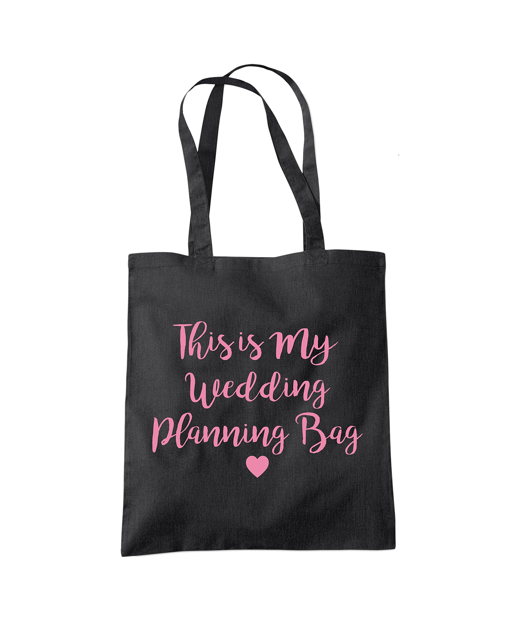 HotScamp This Is My Wedding Planning Bag Tote Bag - black One Size