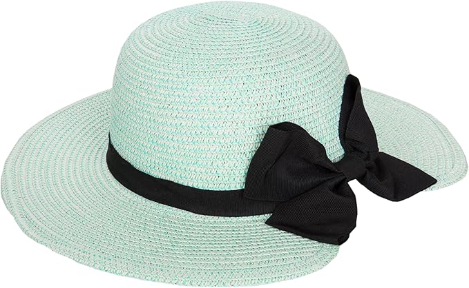 mint green floppy hat