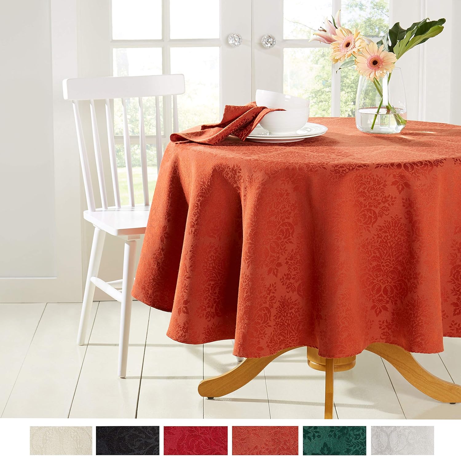 How To Sew A 70 Inch Round Tablecloth How To Make A Round Tablecloth