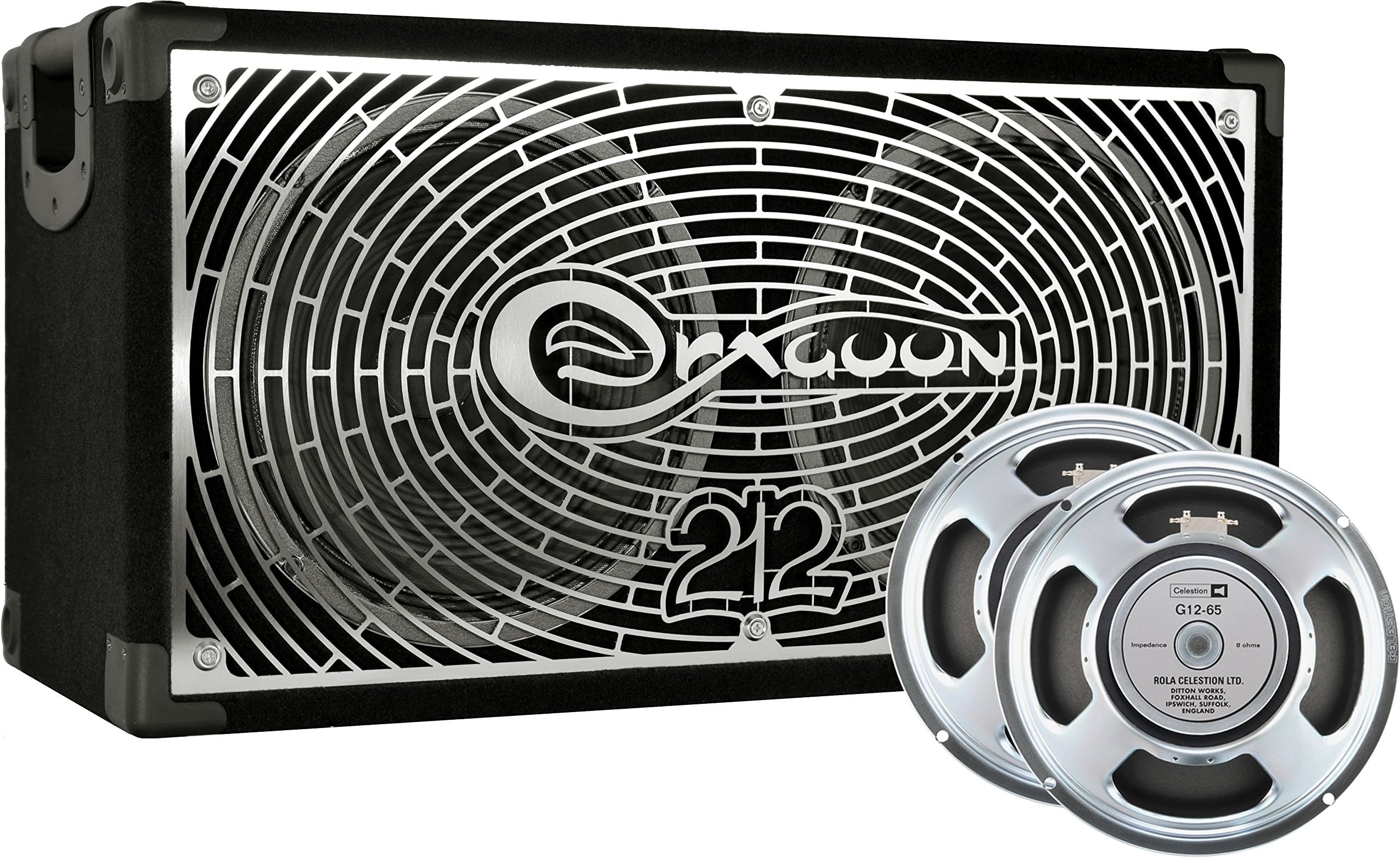 DRAGOON265C865H Handcrafted High Performance 2x12 Inches Guitar Speaker Cabinet with Celestion G12 65 Heritage