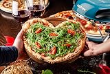 G3 Ferrari G1000604 Delizia EVO Electric Pizza Oven 400°C Blue 1200W Stone view 3