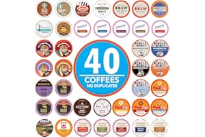 Crazy Cups Coffee Variety Sampler Pack, 40-Count