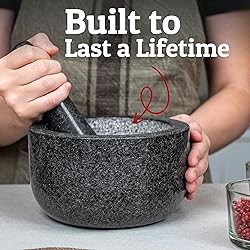 Priority Chef Heavy Duty Large Mortar and Pestle