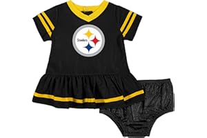 Gerber Girls' NFL Team Jersey Dress and Diaper Cover