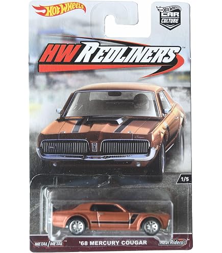 Hot Wheels '68 Mercury Cougar - Flames 2/5 - Mercury Cougar