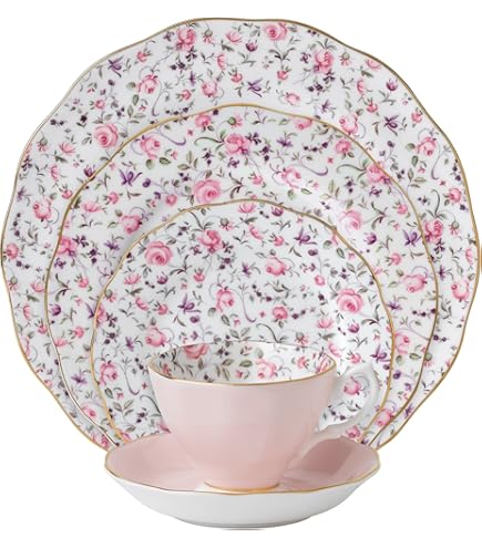 Amazon.com | Old Country Roses 3 Piece Set (Teacup, Saucer & Plate