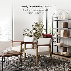Nathan James Hudson Accent Living Room Chair, Comfy