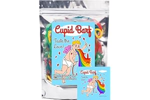 JLDESIGNMEDIALLC Cupid Barf Rainbow Lace Licorice Funny Unique Valentines Day Gag Birthday Girl, Boy and Teens Candy Gift (5.5 Ounces)