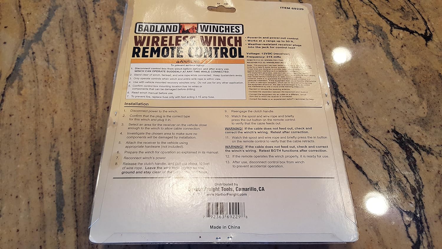 Badland Wireless Winch Remote Control By Badland Winches