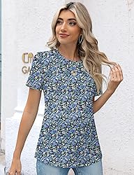 Kistore Plus Size Tunic Tops for Women Spring Loose