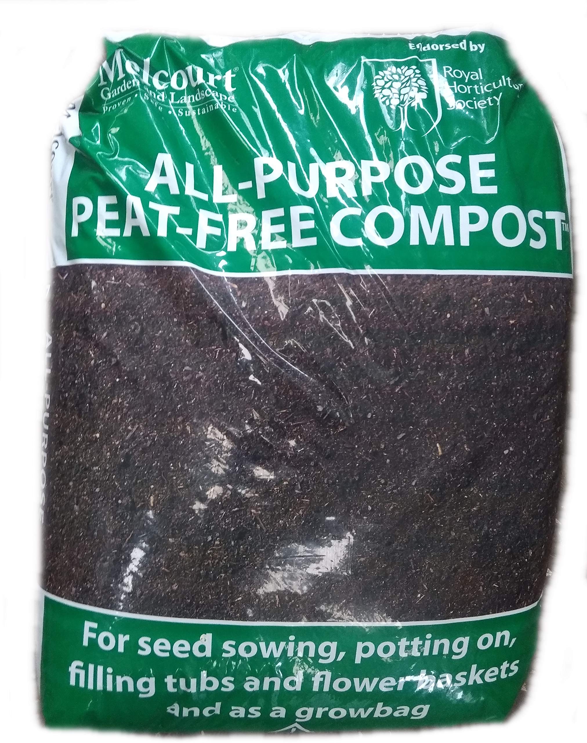 F&G Supplies 40L sack of Melcourt RHS endorsed peat free multi-purpose compost - ideal for potting on, hanging baskets, soil improvement and pots!