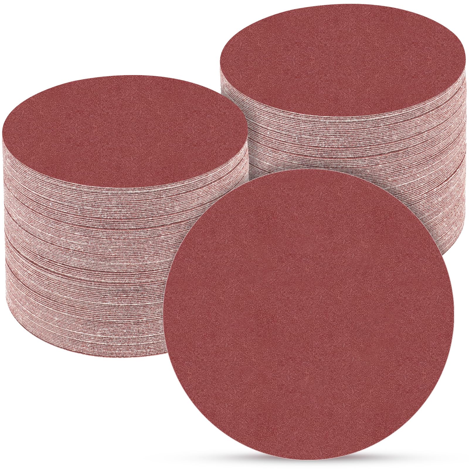 POTUINOM 5 Inch 100 PCS Sanding Disc 180 Grit,Hook