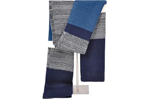 Men Scarf Winter Wool Cashmere Scarf Knit Warm Soft Long Scarves For Men's