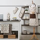 Penguin Home Set of 2 Recycled Cotton Tea Towels Grey Mustard 50x70 cm view 3