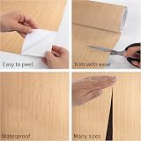 vgoltd Wood Effect Sticky Back Plastic Roll - 30x100cm Peel & Stick view 8