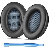 AHG Premium SoundLink AE2 Ear Pads Cushions Compatible with Bose SoundLink AE2 / Bose SoundLink Around Ear ii Wireless Headphones (Black). Premium Protein Leather | Extra Thick Soft High-Density Foam