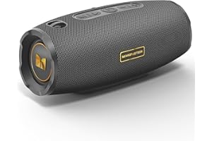 Monster S380 Bluetooth Speaker, Portable Speaker with 40W Stereo Sound, Bluetooth 6.0, 20H Playtime, IPX6 Waterproof, Support