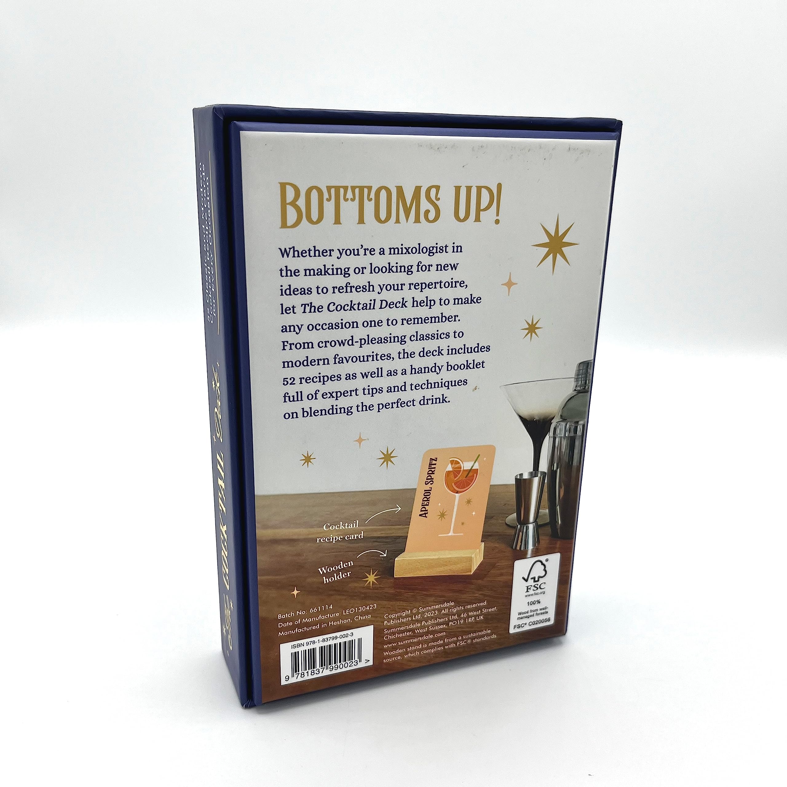The Cocktail Deck: 52 Classic and Modern Cocktail Recipe Cards for Every Occasion (-)