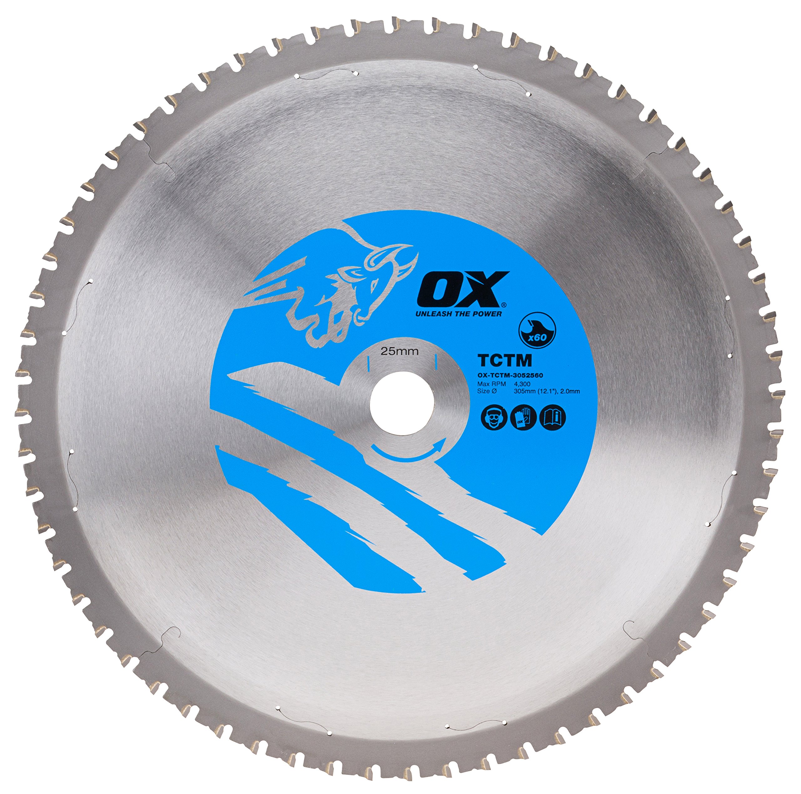 OX Ferrous Metal cutting 305/25.4mm, 60 Teeth TCG