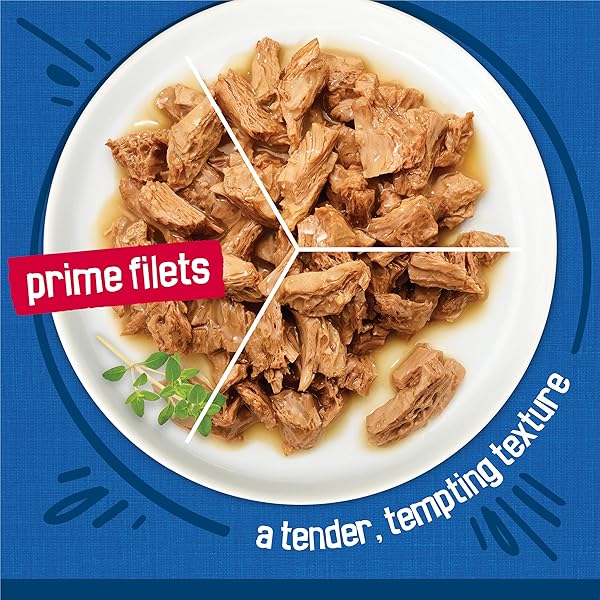 PURINA FRISKIES GRAVY WET CAT FOOD VARIETY PACK SEAFOOD PRIME FILETS FAVORITES – (PACK OF 24) 5.5 OZ. CANS