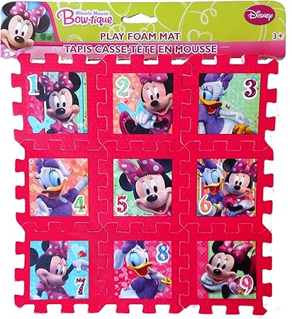 minnie mouse foam play mat