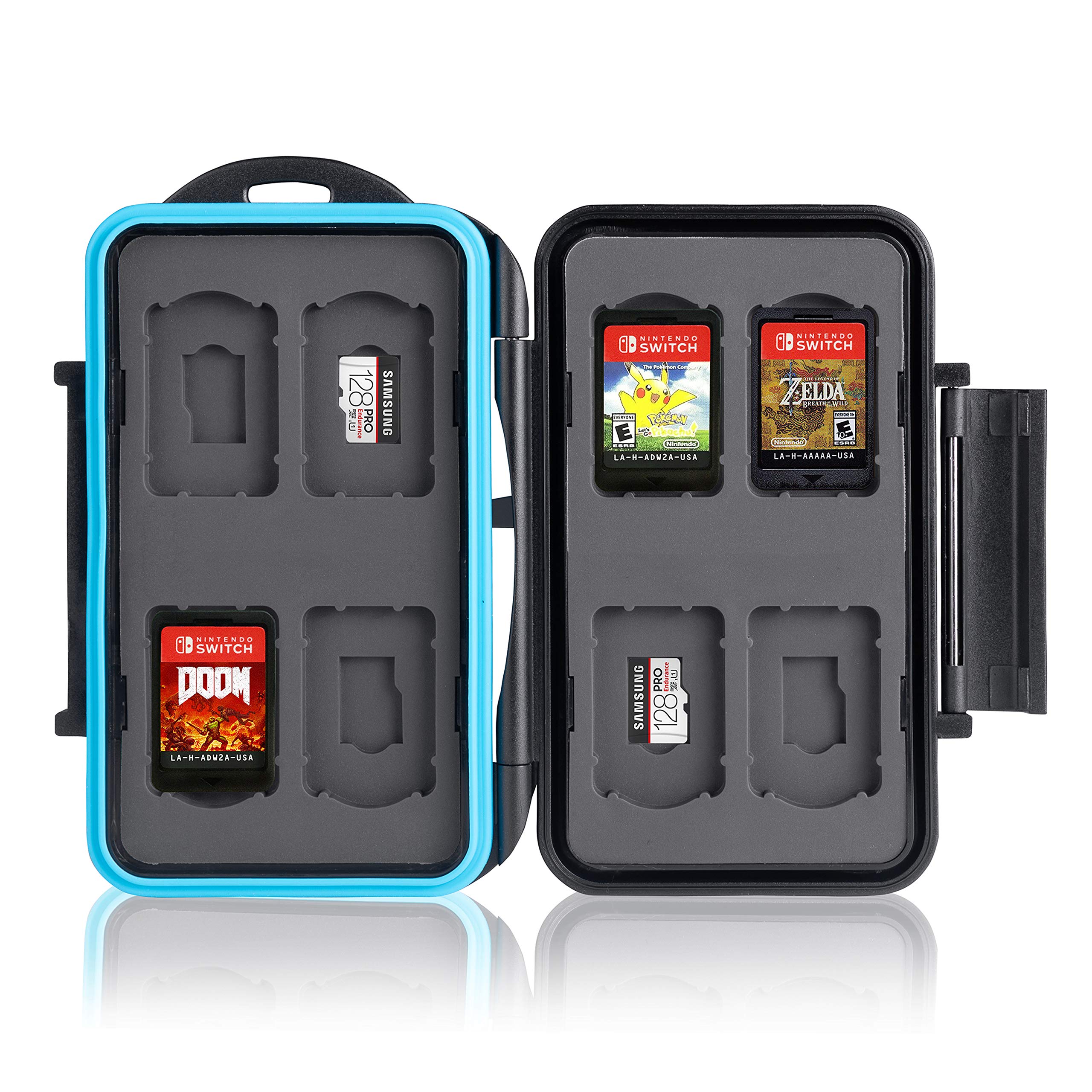 Memory Card Protection Box for 8 x Nintendo Switch Games • Memory Card Case • Travel Bag • Protective Case • Card Safe • Case • Case for Cartridges • Games
