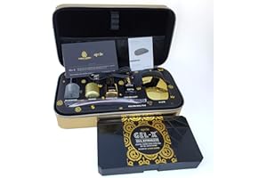 Chaun Legend x Aprés Gel-X Professional Nail Kit - Vegan Leather Case of Nail Supplies, with Gel-X Tips, pH Bonder, Gel Primer, Extend Gel, Top Gelcoat, Mini LED light, and Emery Board