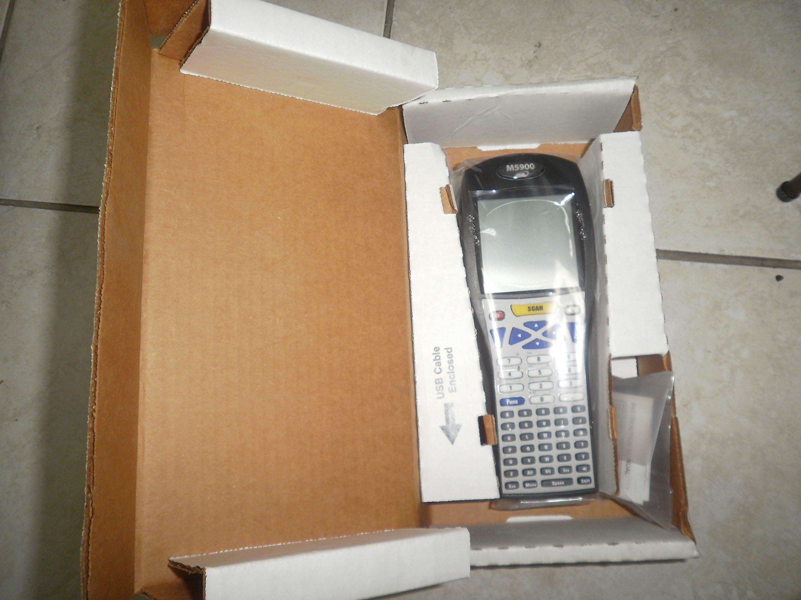 AML M5900-0101 M5900 Series Batch Data Terminal Barcode Scanner, Laser, Alphanumeric Keypad