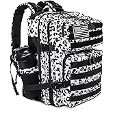 LHI Tactical Military Backpack for Men and Women 25L/35L Army Assault Pack Bag Small Rucksack with Bottle Holder