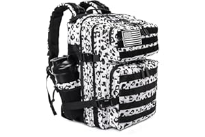 LHI Tactical Military Backpack for Men and Women 25L/35L Army Assault Pack Bag Small Rucksack with Bottle Holder