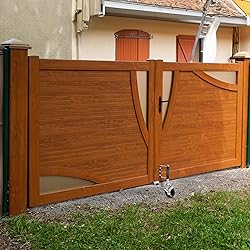 2 Pack Spring Gate Casters with Break,4 Inch Door