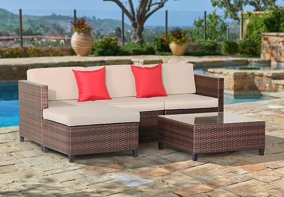 Over 44 Outdoor Rattan Wicker Patio Sofa Furniture Sets For Home Garden
