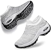 YHOON Women's Slip-On Walking Shoes Sock Shoes Women Mesh Athletic Sneakers Nurse & Work Shoes