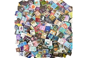 LUFEEMGA 340 PCS Book Miniatures Set, Mini Books for Anxiety Bookshelf, Dollhouse Decor, DIY Crafting, Accessories Mini Miniatures Books