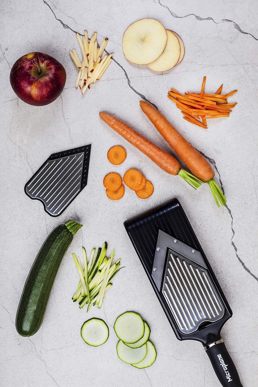Microplane Adjustable V-Blade Slicer with Julienne Feature Stainless steel / Black - Image 5