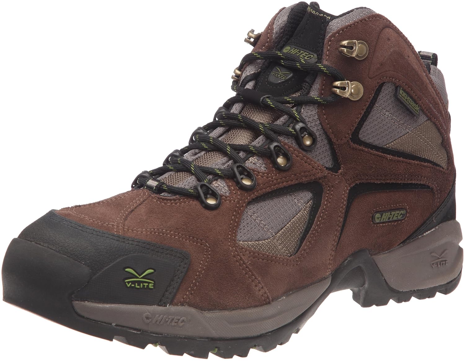 HiTec VLite Sonoma Waterproof WPI Ion Mask Walking Boots 10.5 Brown