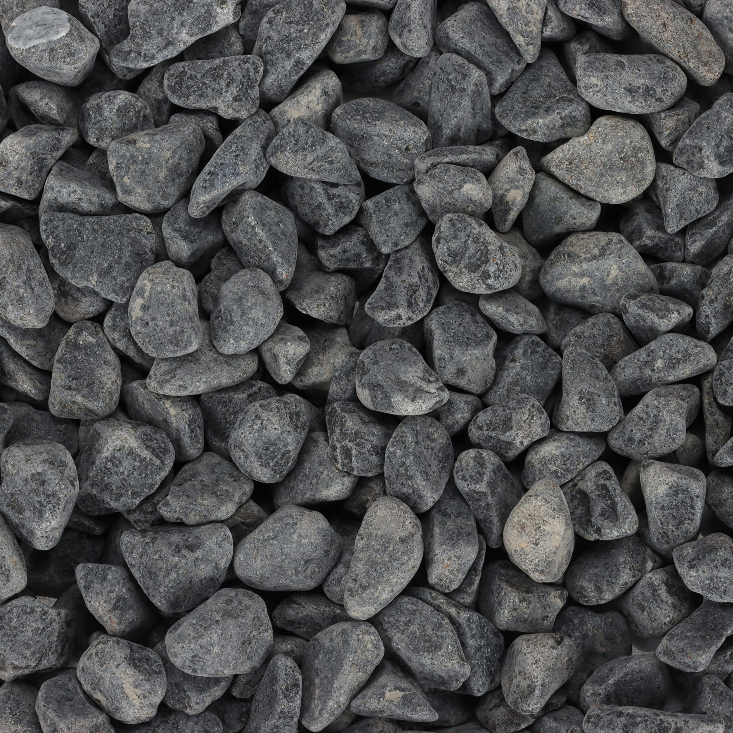 Belle Vous Decorative Natural Grey Pebbles (3.6kg Bag) - 0.5-1.3cm/0.2-0.51 inch Assorted Pebble Stones - Mixed River Gravel for Vase Filler/Plant Pots, Landscaping, Aquariums, Home and Gardens