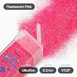 Hemway Fluorescent Pink Glitter Shaker Ultrafine 130g for Resin Epoxy view 4