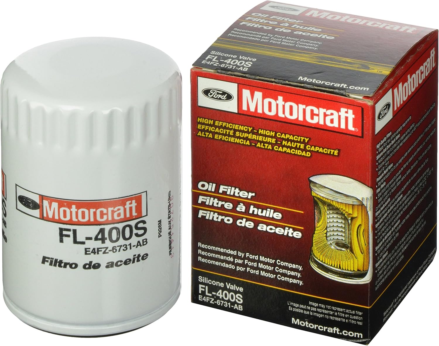 Motorcraft FL400S Silicone Valve Oil Filter, Oil Filters & Accessories