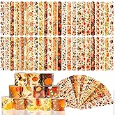 48Pcs Thanksgiving Slap Bracelets Thanksgiving Party Favors for Kids Thanksgiving Gifts for Kids Autumn Maple Leaf Turkey Pumpkin Slap Bracelets for Fall Party Favors Decorations Classroom Prizes