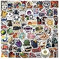 TUMAJI 100 Pcs Dungeon and Dragon Stickers, Vinyl Waterproof Cool Gaming DND Decals Dragon Stickers for Laptop Water Bottle B