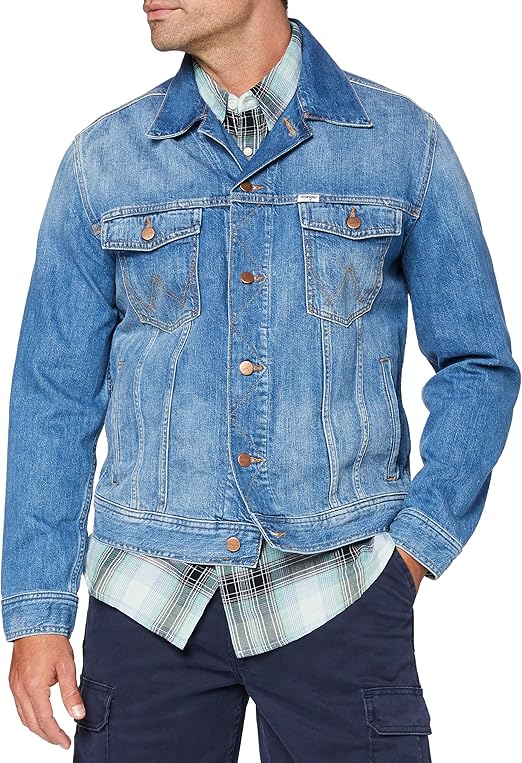 Wrangler Men's Authentic Jacket Jeansjacke Buy Online at Best Price in