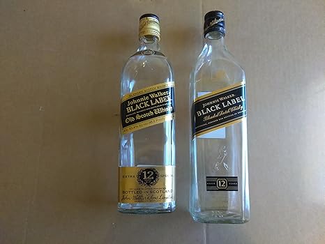 Amazon Johnnie Walkerブラックラベルウイスキー空ボトル750 Ml インテリア オンライン通販